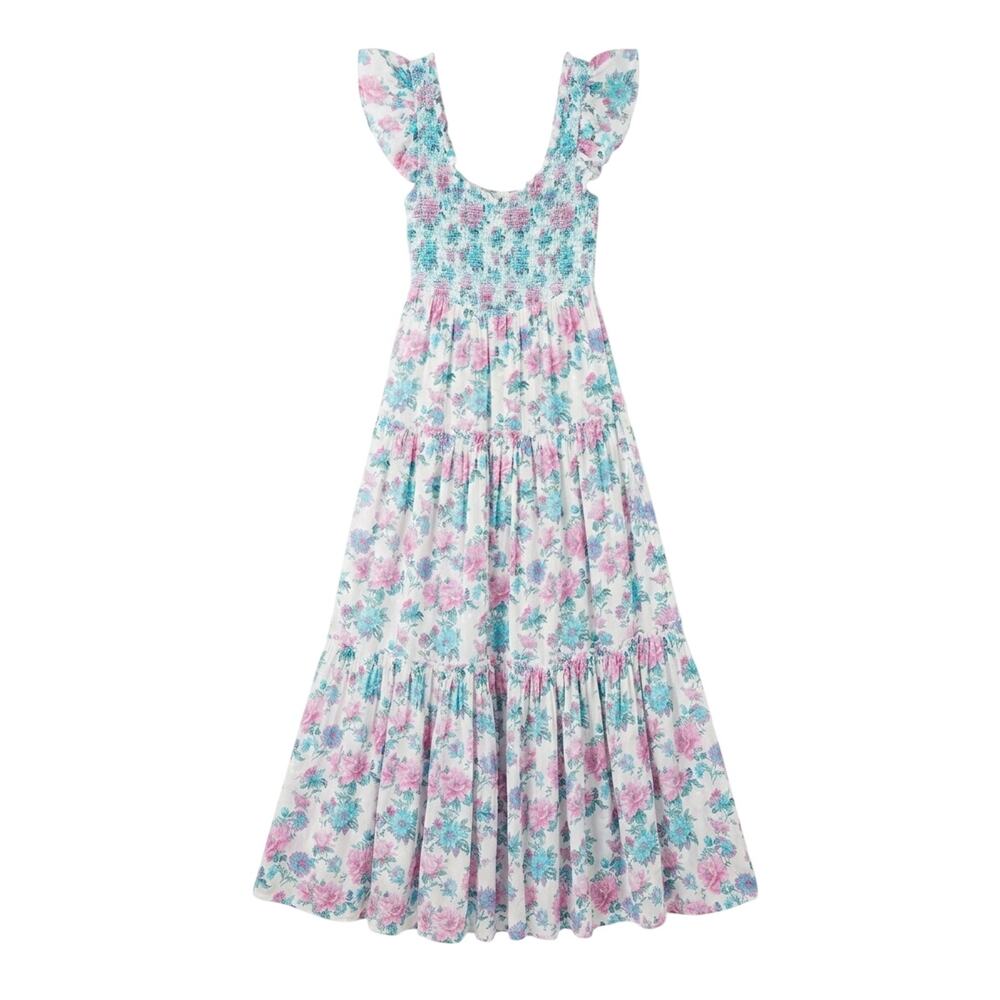 Love Shack Fancy Chessie Maxi Dress Size XS - Picture 2 of 7